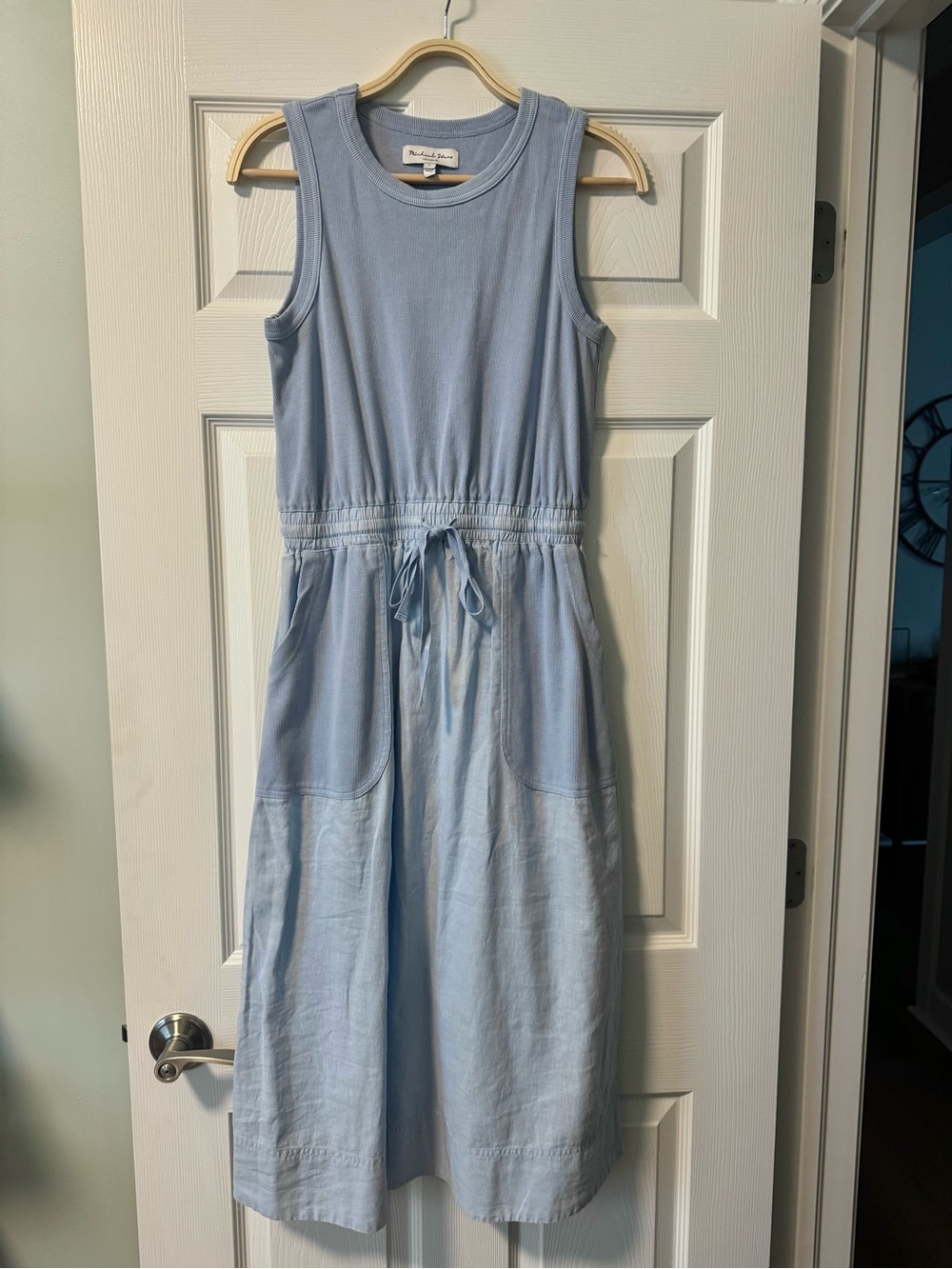 NWOT Michael Stars Cotton/Linen Blend Dress size small - light blue